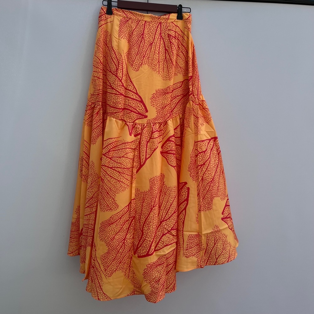 NWT Anthropologie Hutch Printed Wrap Maxi Skirt - Picture 10 of 15